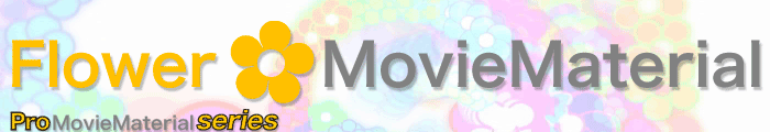 �Ԃ�f�ނɂ������[�r�[�f�ޏW�@Flower MovieMaterial